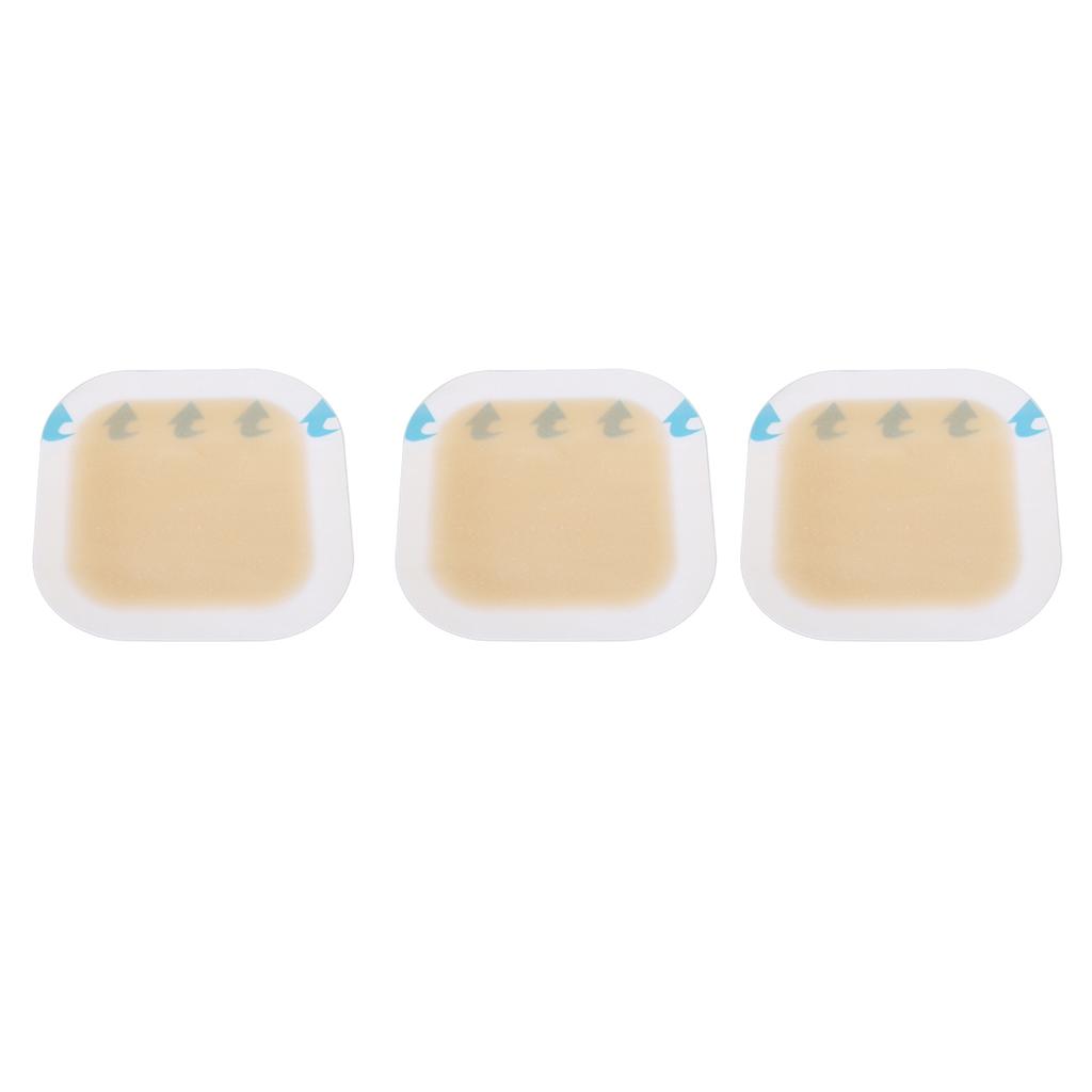 3Pcs Hydrocolloid Dressing Bandages Self Adhesive Concealed Wound Dressing for Bedsore Blister Care