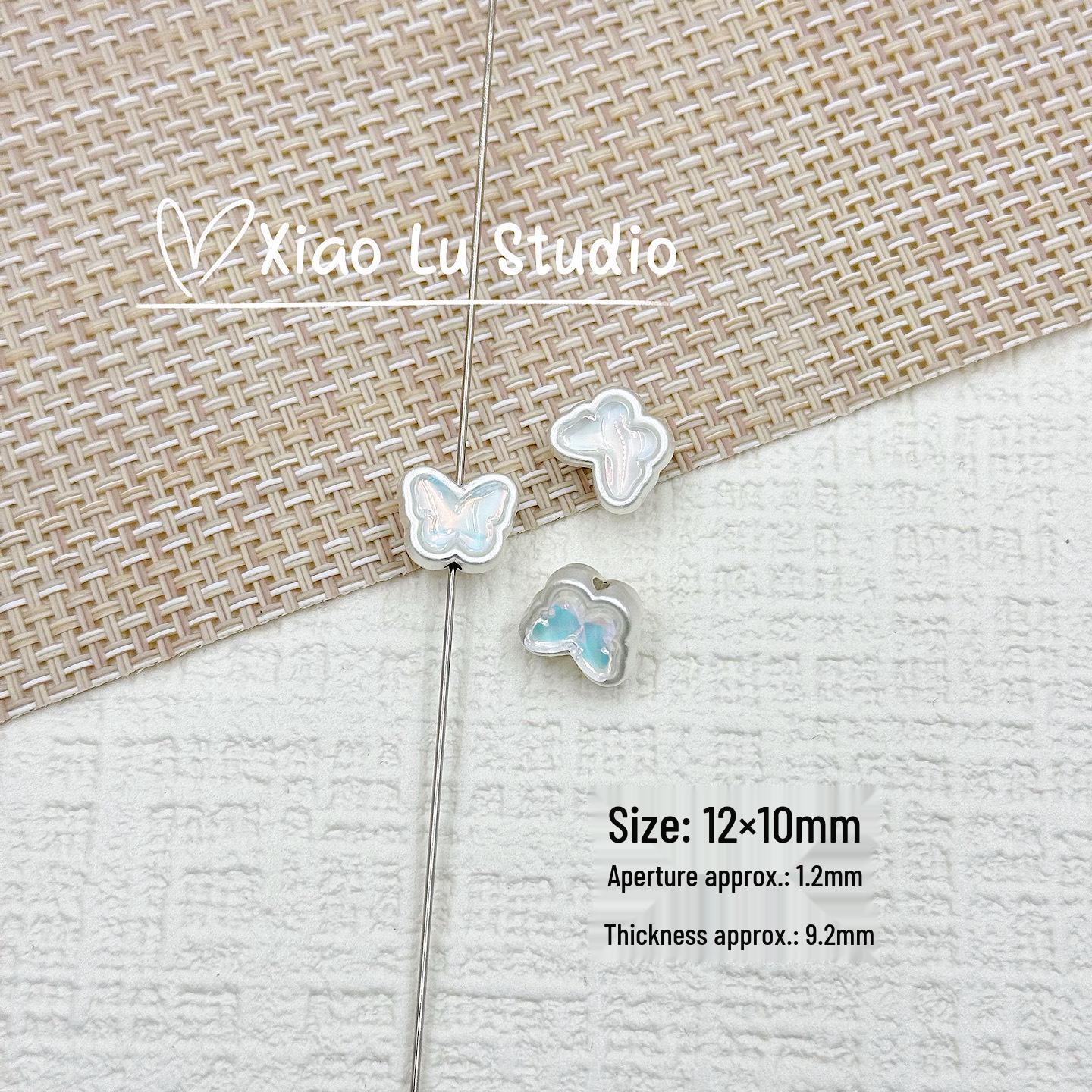 Handmade Pearl Silver Rhinestone Heart, Star, Bow, Plum Blossom Beaded Phone Chain  Hair Clip Single Price