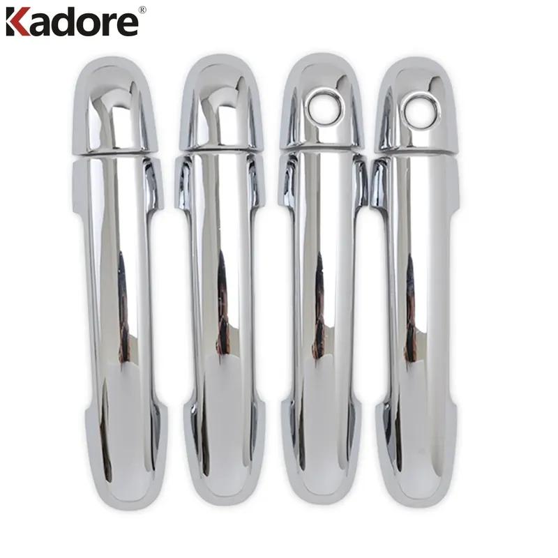 For KIA Cerato Forte 2008 2009 2010 2011 Chrome Car Side Door Handle Cover Trim Decoration Molding Overlay Exterior Accessories