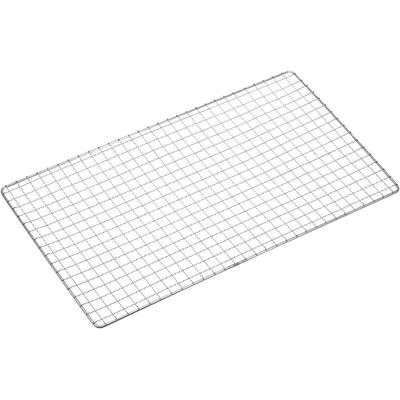 New Stainless Steel Grill Rack Grids Reusable Rectangular BBQ Roasting Rack Nonstick Grilling Net Oven