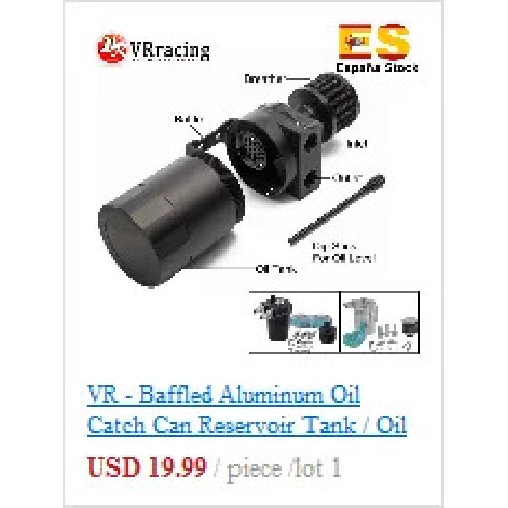 Universal Racing Baffled 3 port Oil Catch Can Tank Air Oil Separator With Removable Valve 3-hole Oil Kettle