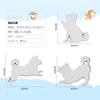 Catland Emblem Dog Car Sticker Emblem Charm Shiba Inu Cute Dog Car Sticker Plate
