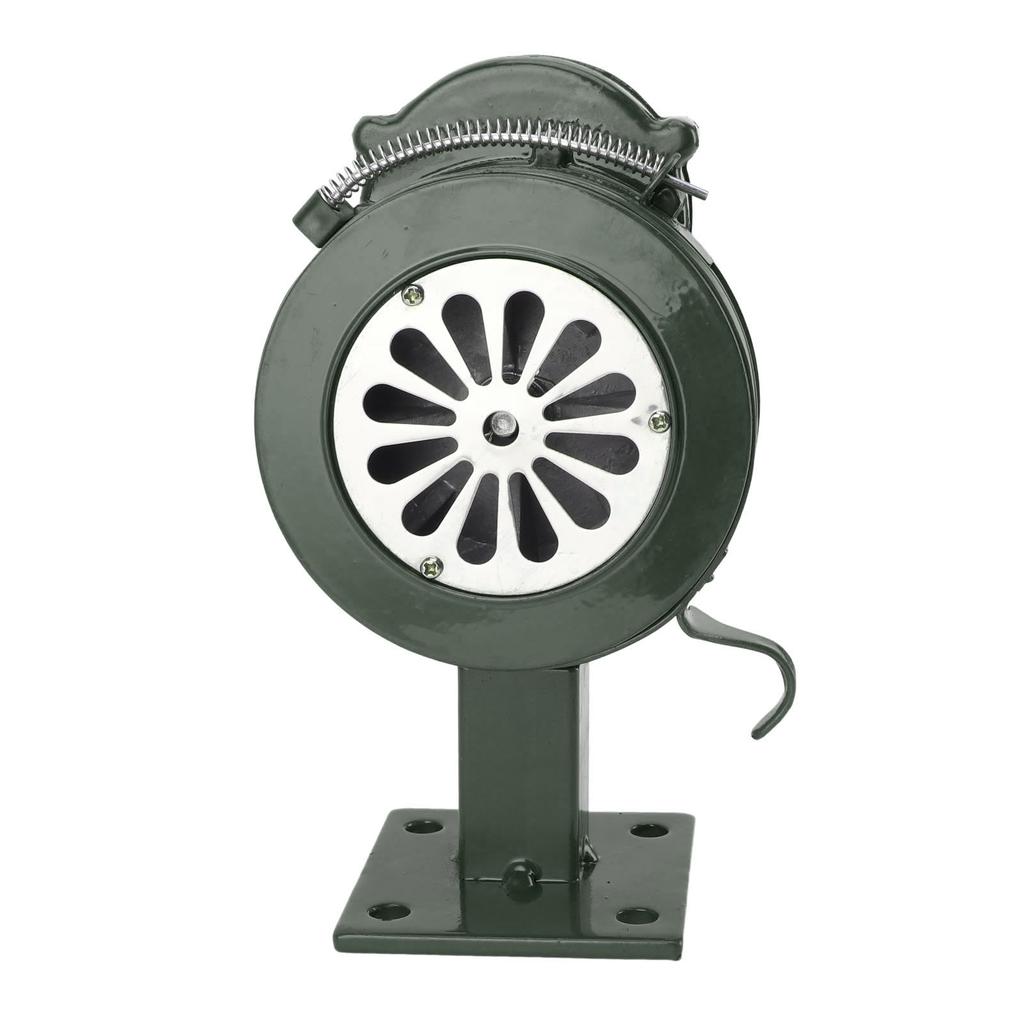 Handkurbelsirene aus Aluminiumlegierung, 110 dB, lauter Alarm, Luftangriff, Tornado-Sirenenhörner, Alarm für den Notfall