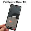 Middle Frame For Honor 50 Front Bezel Mid LCD Frame Housing Support Bezel Plate With Side Button Faceplate Chassis