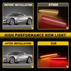 For 05-13 C6 Corvette Front Chevy & 4Pcs Rear LED Smoked Side Marker Lights Set