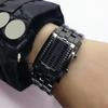Luxury Lovers Watch Steel Blue Luminous LED Electronic Display Sport Watch