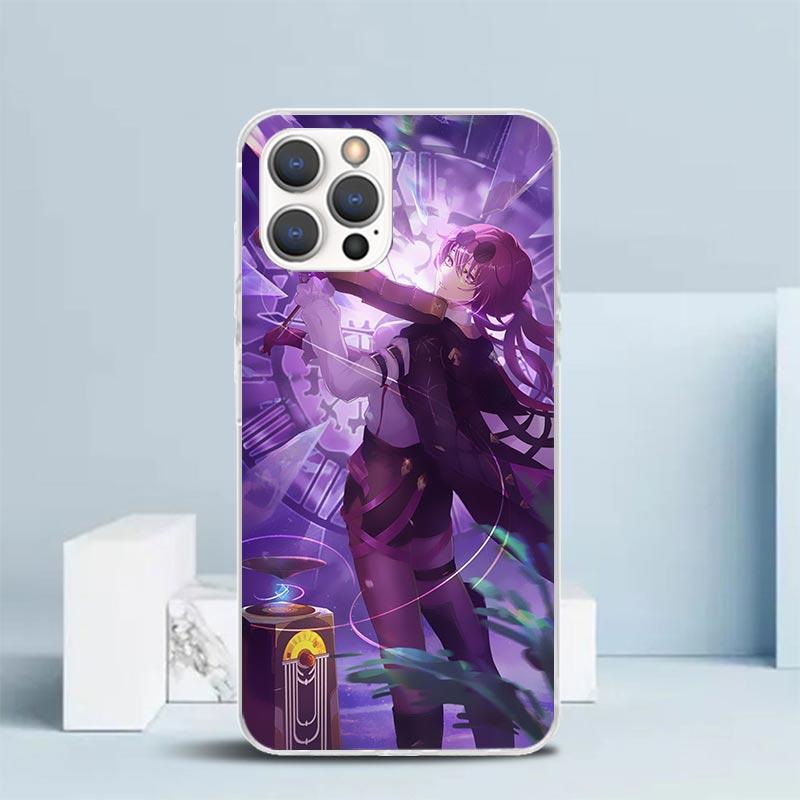 Honkai Star Rail Kafka Phone Case For IPhone 16 17 Air 16E 15 14 Plus 13 Mini 12 11 Pro Max 7 8 + SE 2020 Soft TPU Back Cover 16