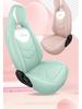 QQ Ice Cream Car Seat Cushion: Full Coverage Cartoon Leather Seat Cover for All Seasons