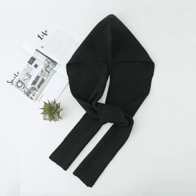 

Women s Heated Knitted Hooded Shawl Scarf
