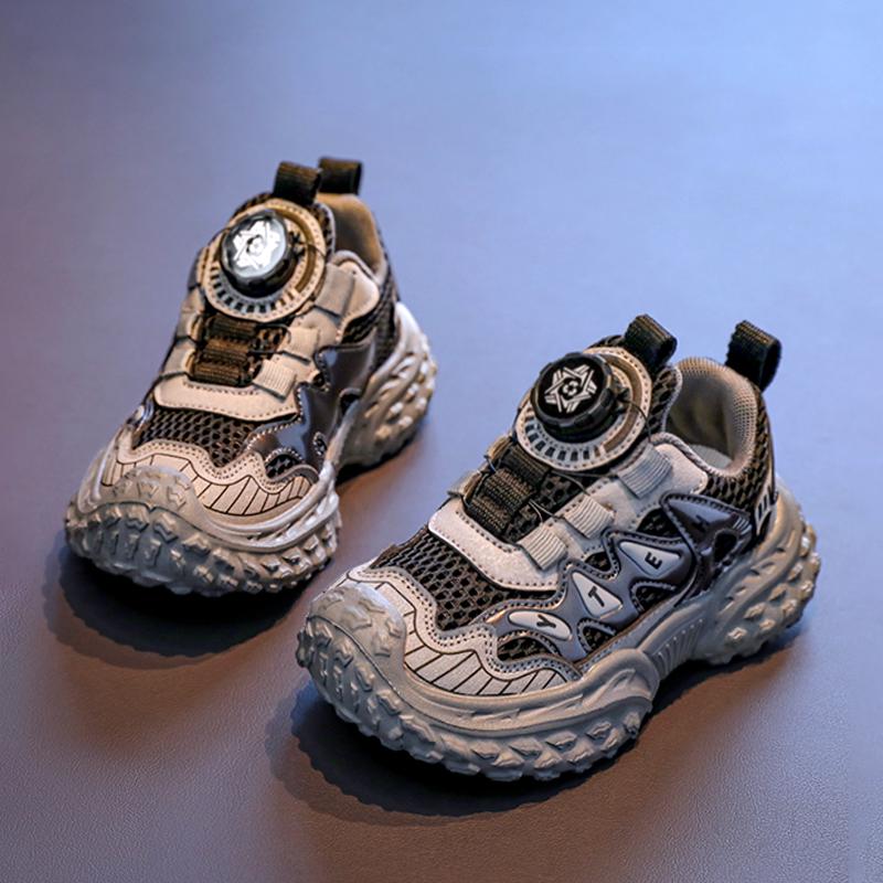 Boys  Autumn 2025 Lightweight Breathable Running Shoes - Soft Sole Street Style Size 30