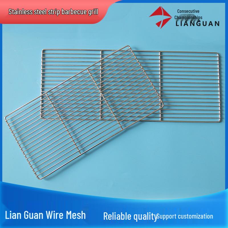 

Сетка для барбекю из нержавеющей стали, решетка для выпечки и охлаждения 24.5x29.5 cm