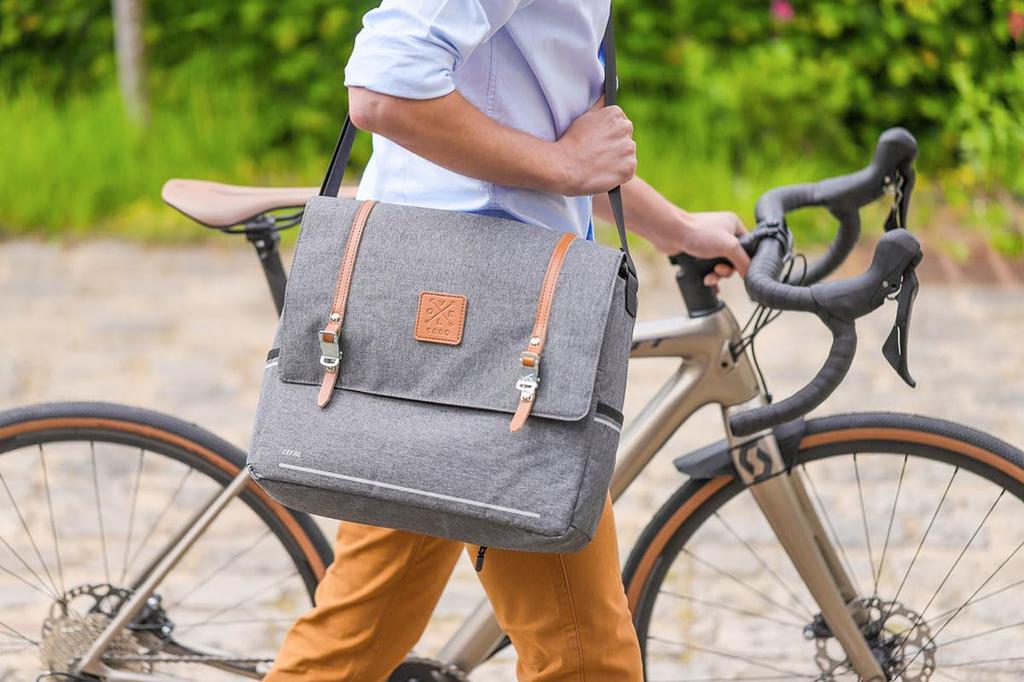 Zefal Urban Messenger Waterproof Cycling Shoulder Bag, 11L, 7058