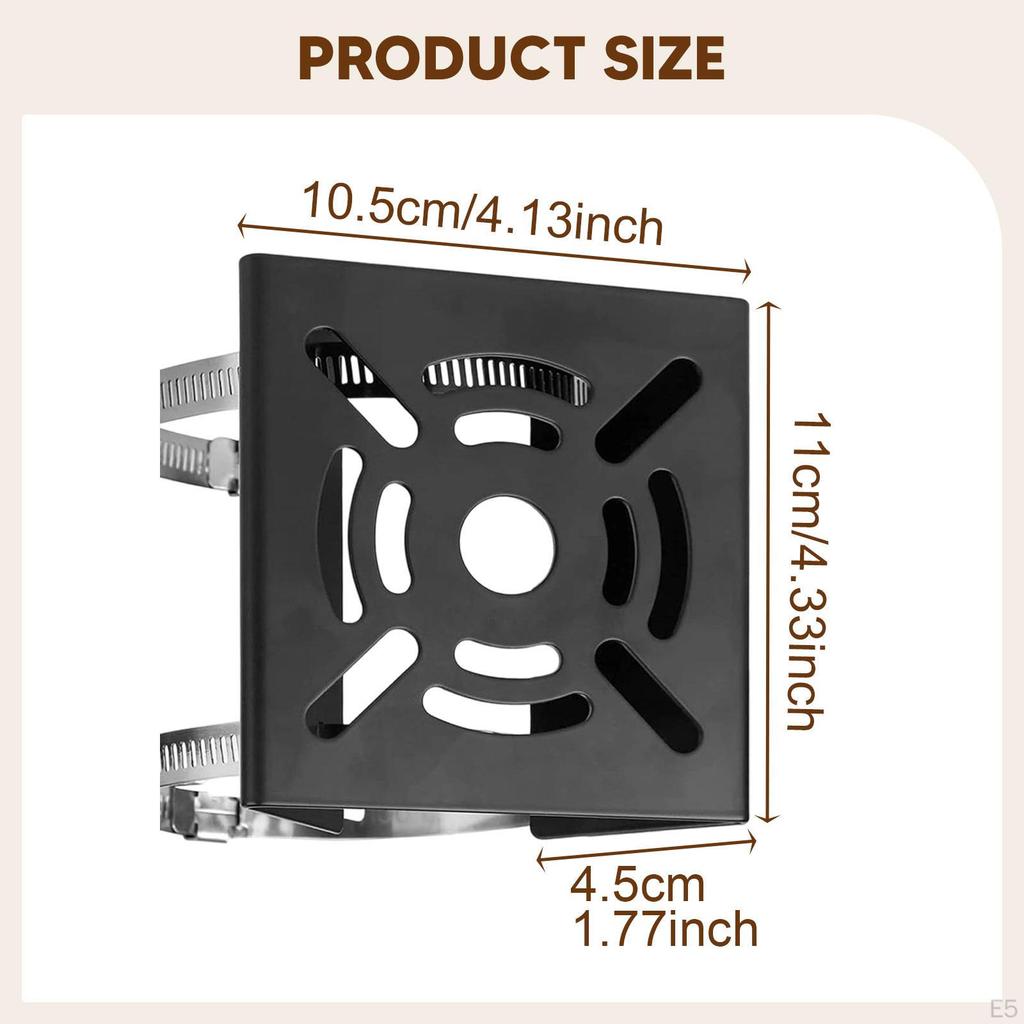 Sicherheitskamera Vertikale Stangenhalterung Adapter Metallhalterung Universell für LED-Wandleuchte