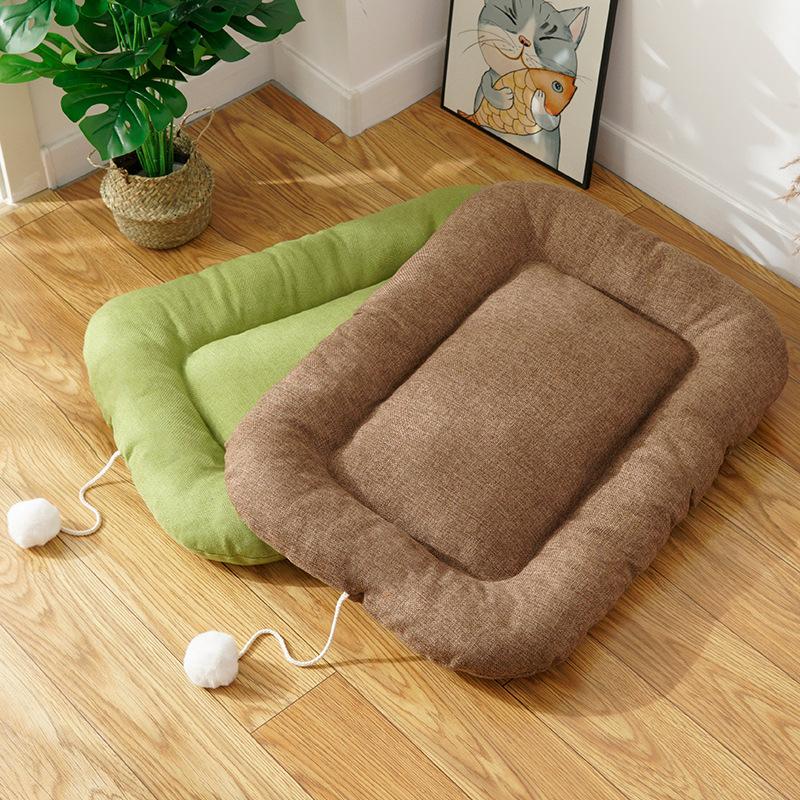 Pet Square Nest Mat Is Soft Comfortable and Highly Elastic Cat Mat and Dog Mat Universal Square Pet Mat for All Seasons