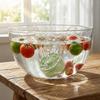 Lavadora Eléctrica de Verduras con Rotación Automática Máquina Impermeable para Limpiar Frutas Limpieza del Hogar