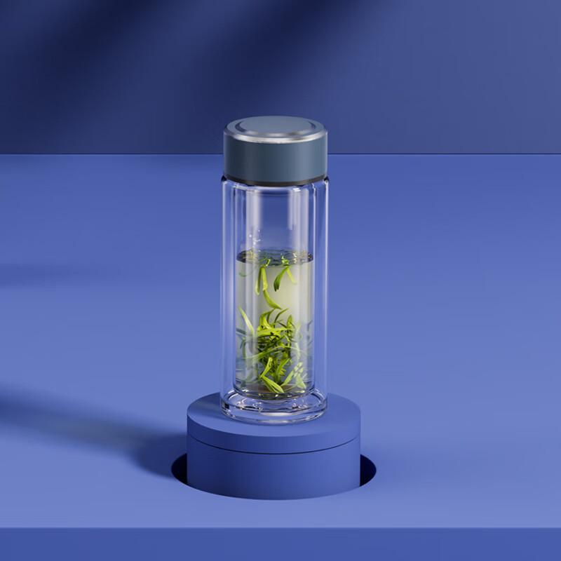 Lan Beiqi Beile Double-Layer Glass Tea Infuser Bottle