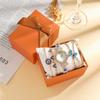 Diamond-studded Crown Dial, Vintage Diamond-studded Watch Strap, Simple Scale Design, with a Set of Five Accessories. S
