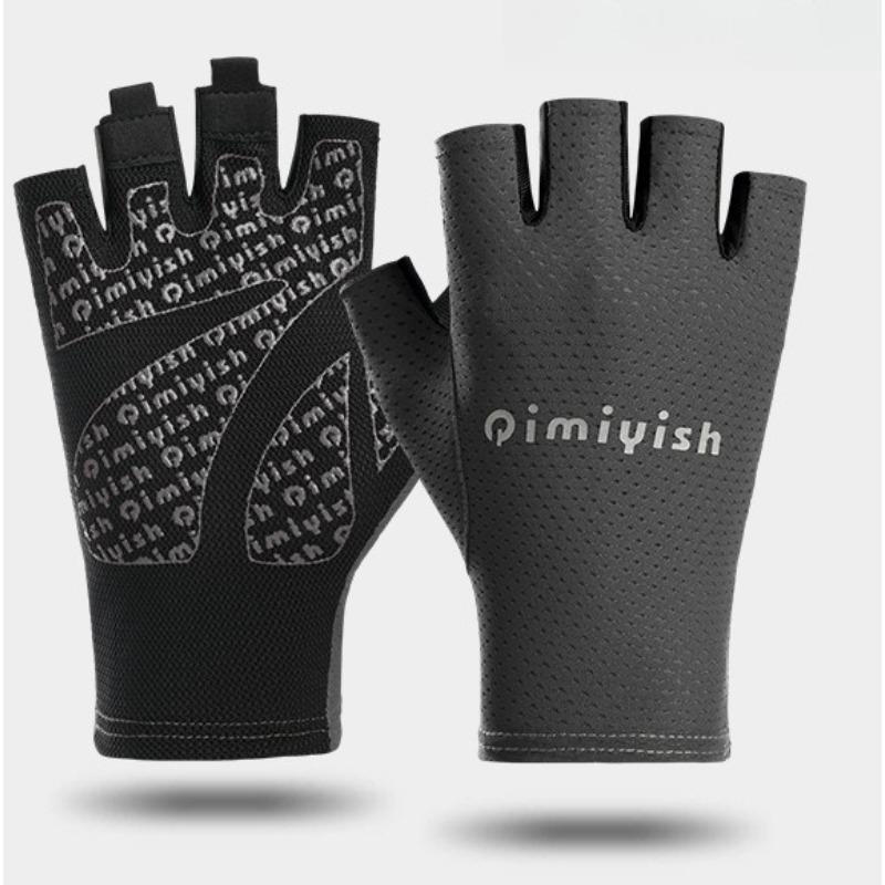 

Sports Gloves for Outdoor Hiking Cycling Breathable Training Autumn and Winter New Fitness Gloves L сірий