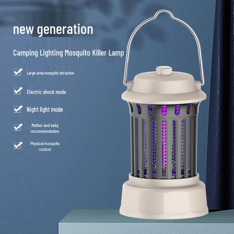 Summer Home Light Wave Foldable Electric Mosquito Swatter and Outdoor Automatic Mosquito Killer Lamp