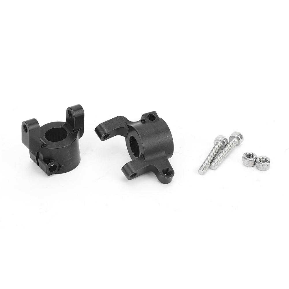 Front Rear Steering Cup C Hub Bracket Axle Lock Set Fit for AXIAL SCX10 II Axle 90046 90047 AR44 RC CarBlack