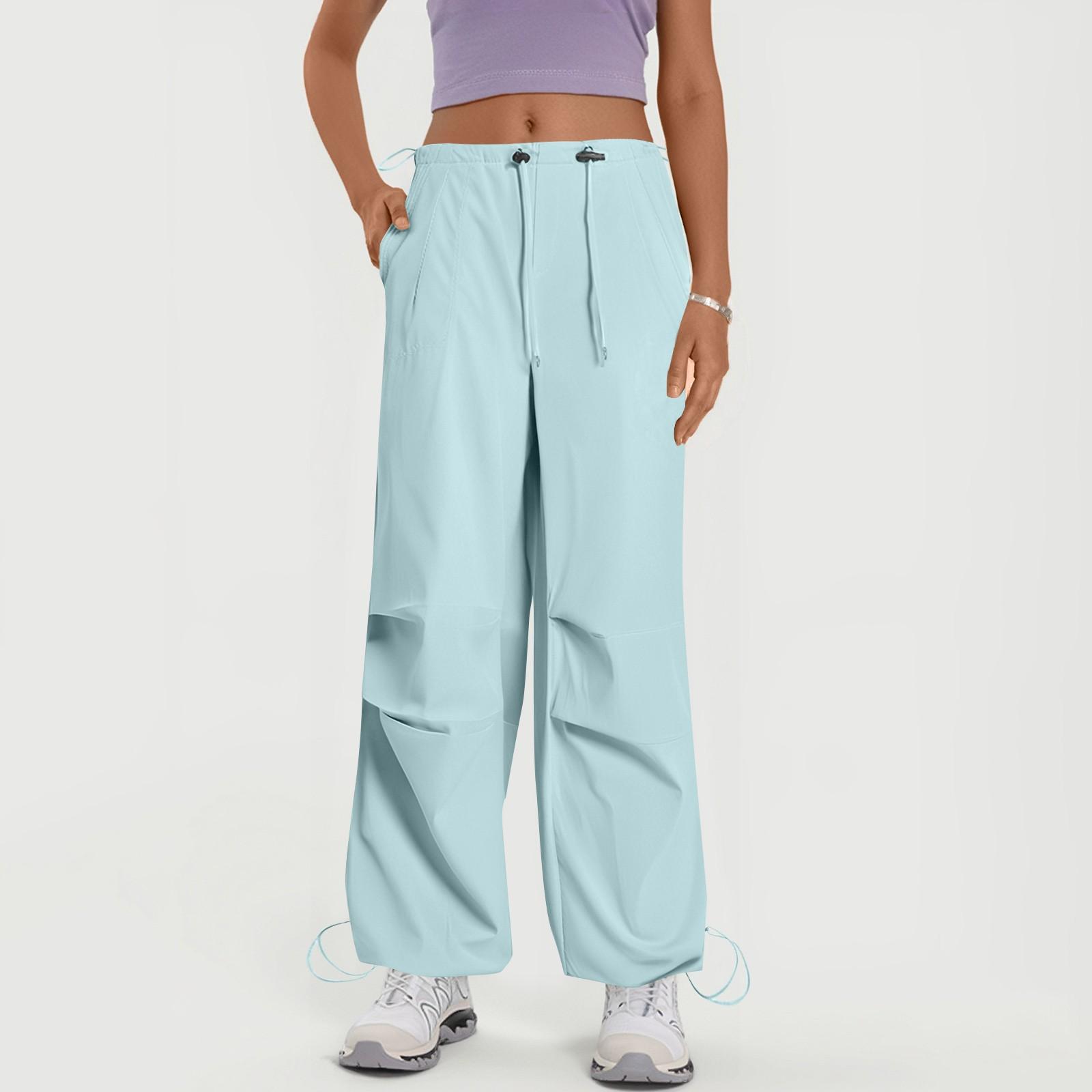 

Женские брюки с несколькими карманами, прямые, зауженные, моп-брюки с широкими штанинами, однотонные XL