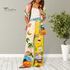 Conjunto de Blusa y Pantalones para Mujer 2 Piezas/Set Camisa Pantalones para Mujer Estilo Vacaciones Hawaii Estampado Colorido Manga Corta de un Solo Botón Ropa de Resort Solapa