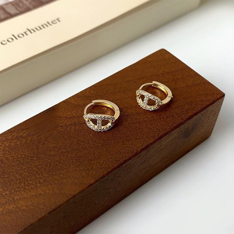 Exquisite Luxury Pig Nose Earrings: Fashionable, Trendy, and Elegant Jewelry