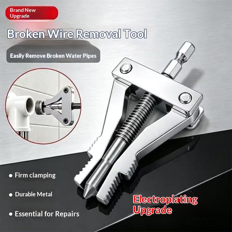 Universal Broken Pipe Extractor Faucet Valve Stuck Insert Remover Hex Shank Drill Powered Plumbing Repair Tool Heavy Duty Kit
