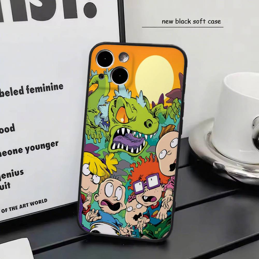 

Funny Cartoon R-Rug-Rats For Iphone 17 Air 16 Pro Max 15 14 13 Full Cover Anti-Shock MagSafe Cover iphone 15 Pro