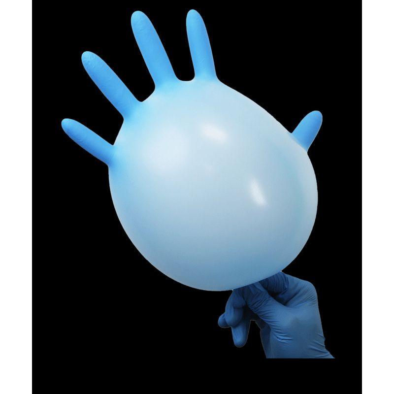 

Для дома 200 одноразовых нитриловых перчаток Утолщенные резиновые латексные Нескользящие рыболовные перчатки Маслостойкие для мытья посуды Thickened nitrile Blue [anti-puncture hand fit]] S