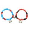 Magnetic Heart Beaded Couple Bracelets – Elastic Jewelry for Best Friends