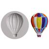 3PCS Silicone Hot Air Balloon Mold Multi-Cavity Chocolate Candy Mold  Resin Fondant Polymer Clay