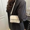 Women's Bag 2025 New Trendy High-end Fashion Versatile Shoulder Messenger Bag Autumn and Winter Woven Portable Small Square Bag