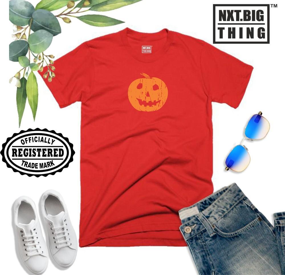 Halloween Pumpkin T Shirt Ghost Witch Trick Or Treat Scary Horror Gift Unisex Top