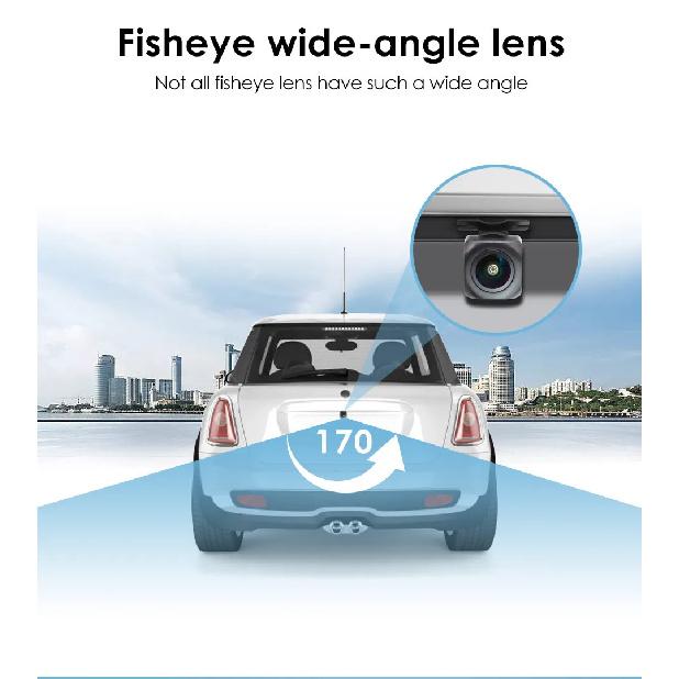 180 degrees 1080P AHD CCD universal front camera without parking line car front view camera parking camera without mirror