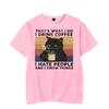 Das mache ich Ich trinke Kaffee Grafik T-ShirtMode Harajuku T-Shirt Hip Hop Herren Marken-T-Shirt Trend Übergroßes Shirt