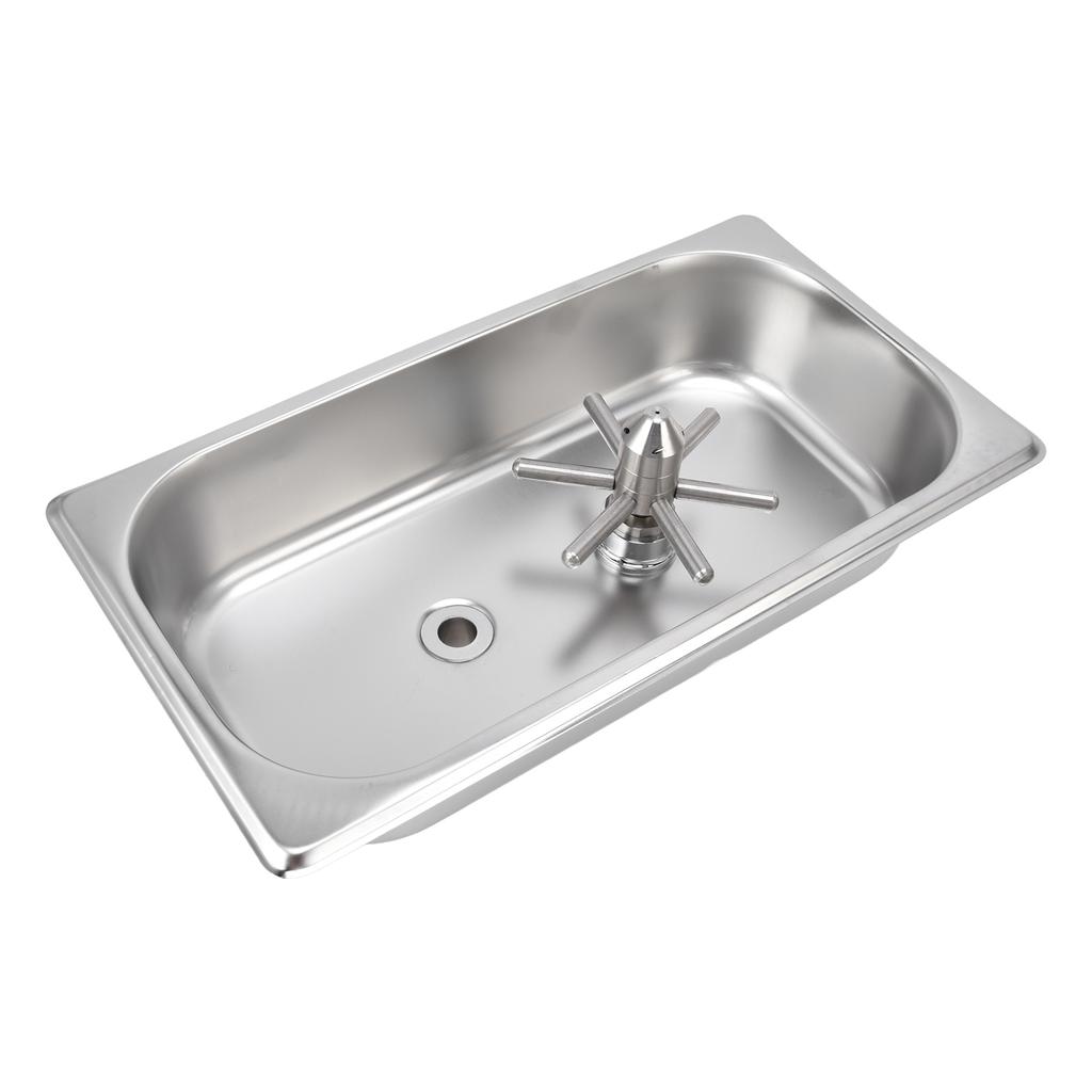 Płukanka do szkła ze stali nierdzewnej Bar podkładka pod kubek szklany automatyczny obrót środek do czyszczenia kubków do kawiarni