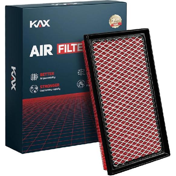 KAX Premium Engine Air Filter, GAF027 (CA8755A) Replacement for Silverado, Suburban, Sierra, Yukon, Avalanche 1500/2500/3500, Tahoe, Escalade