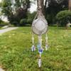 Colorful Natural DIY Crystal Car Hanging Ornament Catcher Decorations With Moon Star Pendant Jewelry