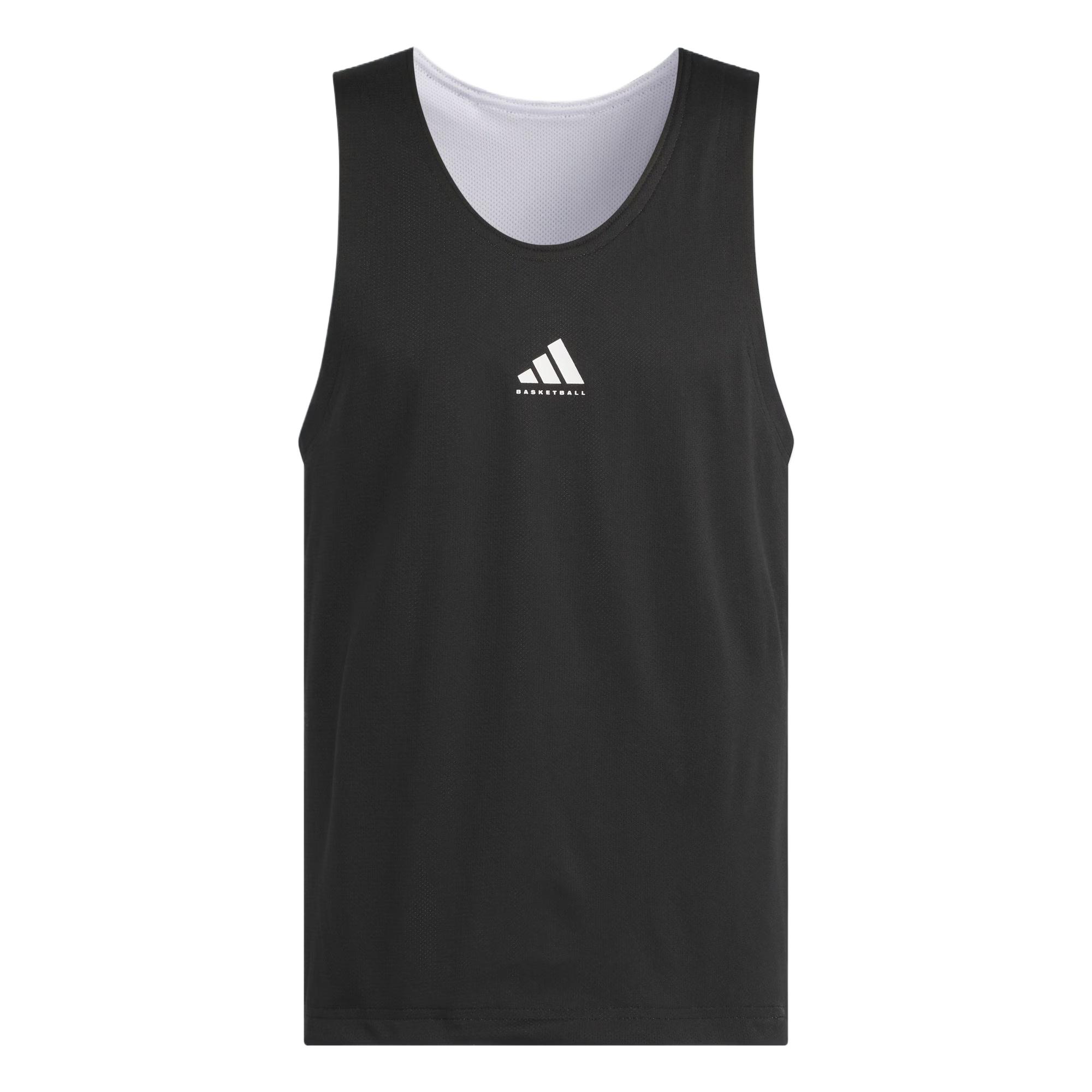 

Adidas Select Warm-Up Jersey Fashion Versatile Trendy Reversible Comfortable Vest Men Tops Black White JI7568 S