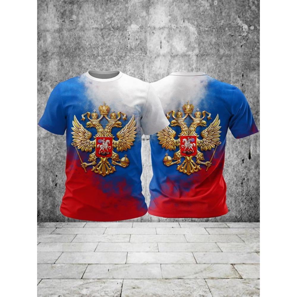 Men's 3D Casual Loose Top T-shirt