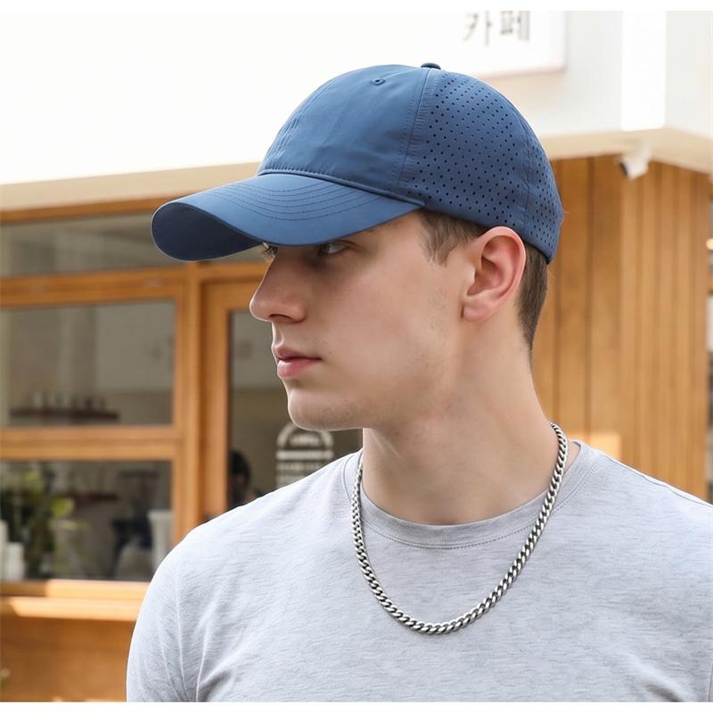 Summer Quick-Drying Breathable Baseball Cap Men's Sunscreen Cap Thin Sports Cap