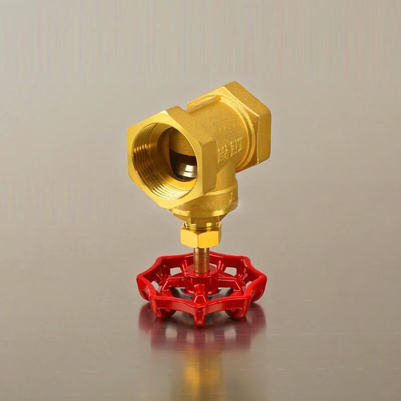 Brass Manual Lift Stop Valve with Internal Thread