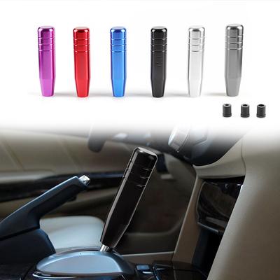 Universal Auto 13cm Length Manual Transmission Gear Aluminum Gear Shift Knob Racing Car Shift Gear Knob With 3 Adapters