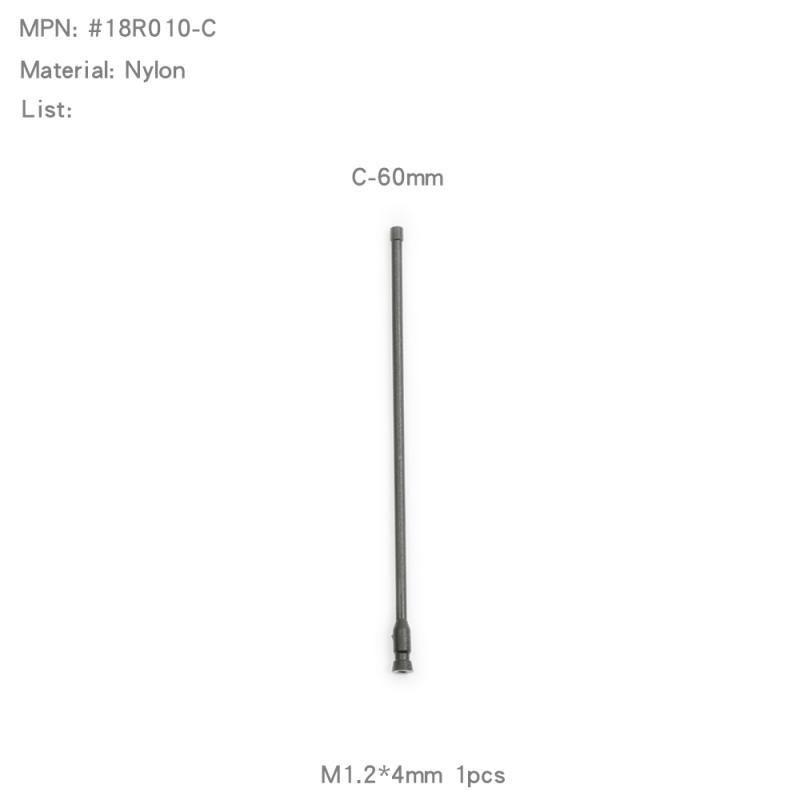 Simulated Antenna Aerial Decoration Signal Pole for 1/12 1/18 1/10 1/8 RC Car Crawler TRX4m MN168 MN-222 MN82 Mn99s UDR