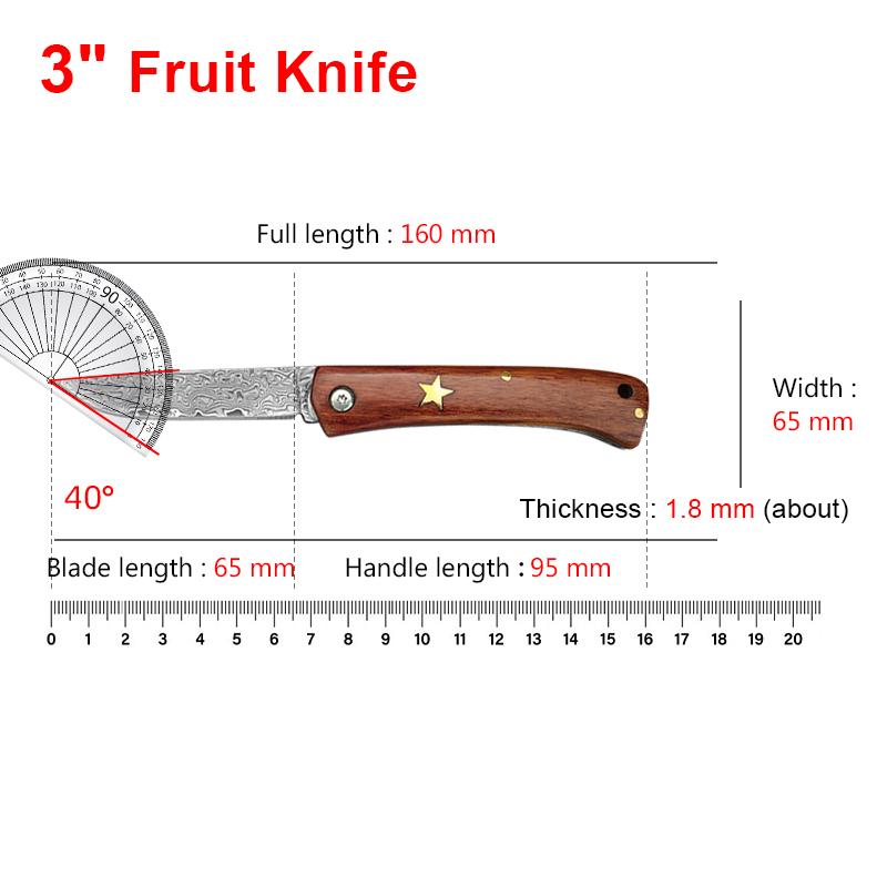 Folding Boning Knife Kitchen Damascus Steel Knife Meat Cleaver Butcher Knife Household Cooking Chef Slicing Knives KitchenTools