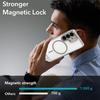 For Magsafe Clear Case For Samsung Galaxy S25 Edge S24 S23 S22 Ultra Plus With Holder Shockproof Magnetic Wirelesss Charge Cover