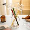 Ergonomic Glass Spoon Handmade Long Handle for Cooking Heat-Resistant Kitchen Utensil Adaptable Tool Stirring Serving Scooping Unique Gift Home Chefs