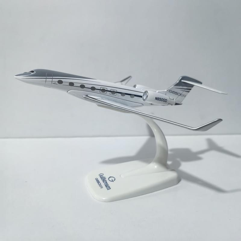 1/200 Maßstab Gulfstream G650 Flugzeug Diecast Flugzeuge G650ER Flugzeugmodell Flugzeugmodell Dropshipping