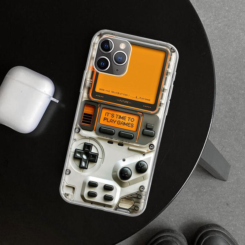 Games Console Fashion Boy Phone Case Cover for iPhone 11 12 13 Mini 14 15 Plus 16 Pro Max 17 Air 7 8 + SE Art Customized Fundas